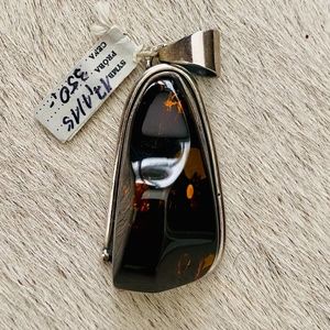 Baltic Amber Pendant NWOT